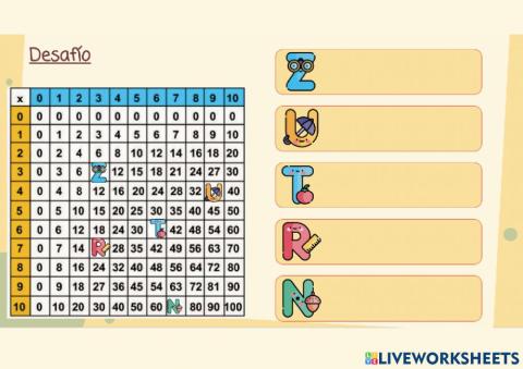 4. Desafío razonamiento matemático
