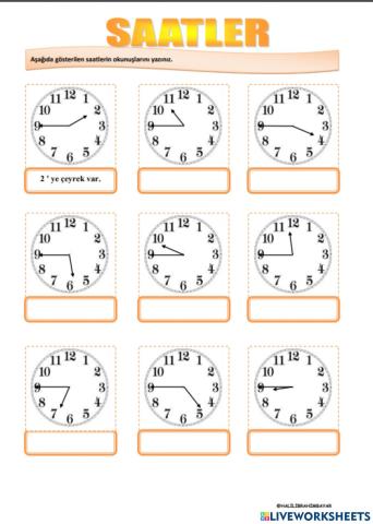 Çeyrek Saatler