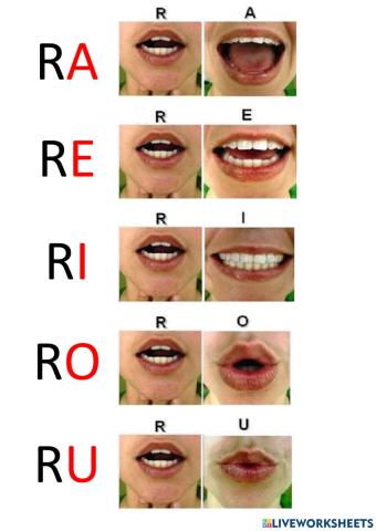 Ra re ri ro ru