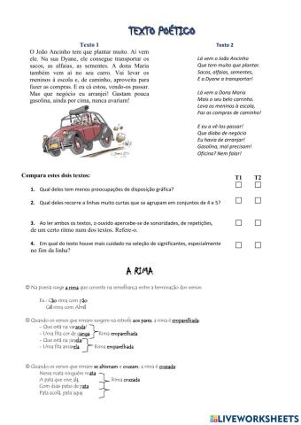 Introdução ao estudo do texto poético