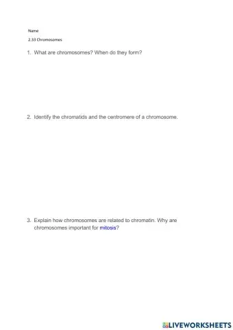 2.33 Chromosomes