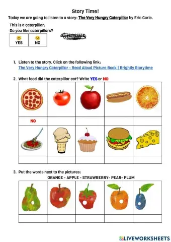 The very Hungry Caterpillar