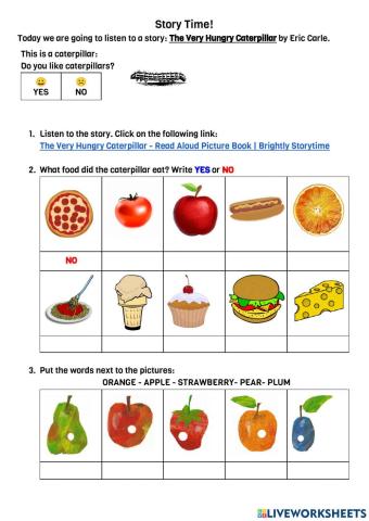 The very Hungry Caterpillar