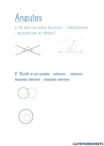 Ángulos y circunferencias