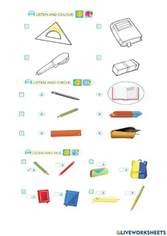 School objects extra