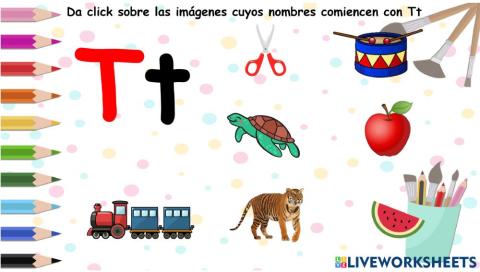 Palabras con t