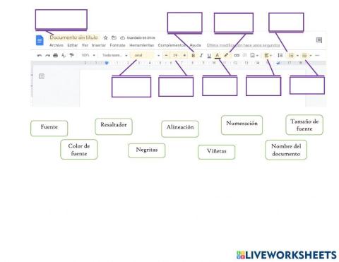 Herramientas de documentos de Google