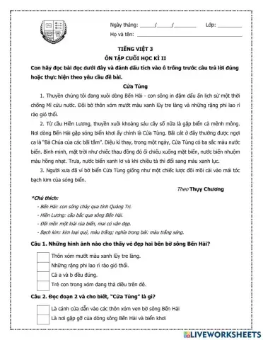 Tiếng Việt 3-Tiết 1-Ôn tập so sánh, nhân hóa