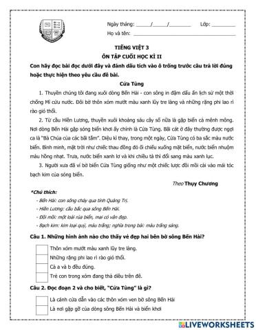 Tiếng Việt 3-Tiết 1-Ôn tập so sánh, nhân hóa