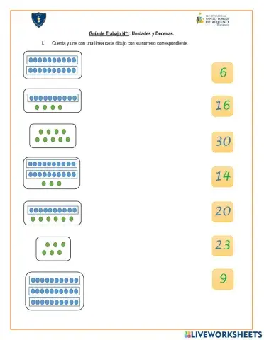 Unidades y Decenas hasta 30