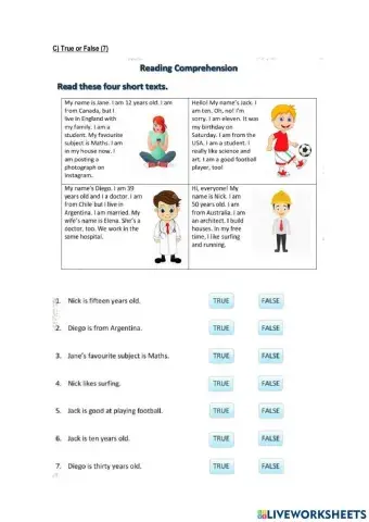 Reading Comprehension