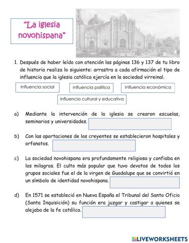 La iglesia novohispana