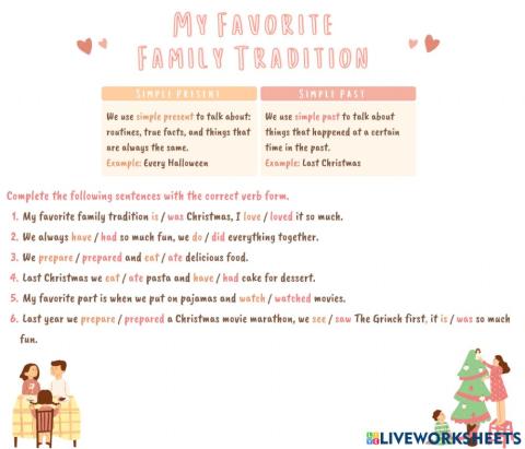 My favorite family tradition