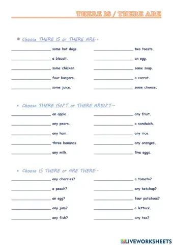 There is y There are