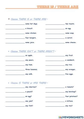 There is y There are