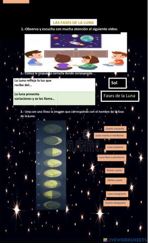 Las fases de la luna