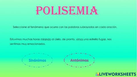 Polisemia