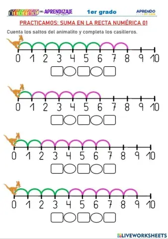 Suma en la recta numérica 02
