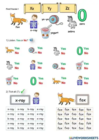 First Friends 1 - Xx,Yy,Zz