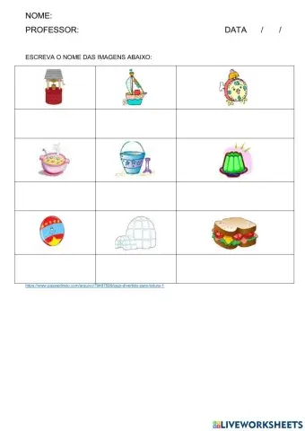 Escrevas as Palavras