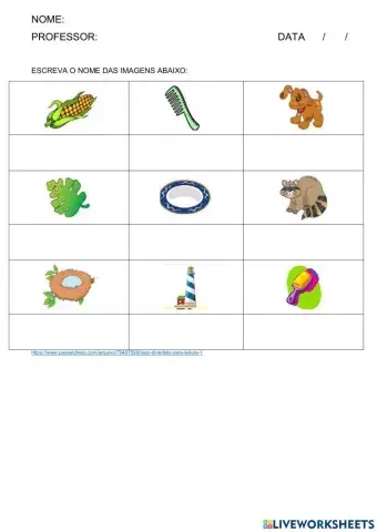 Escrevas as Palavras