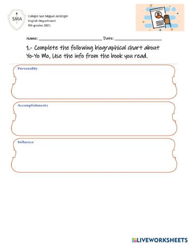 Biographical information