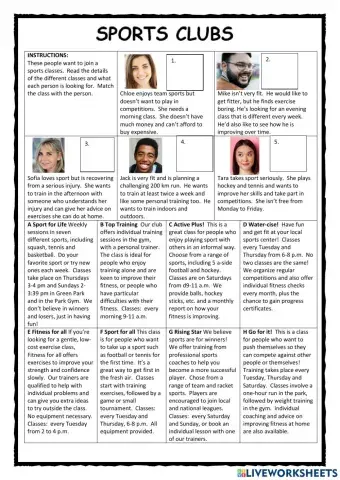 Sports Classes PET Reader