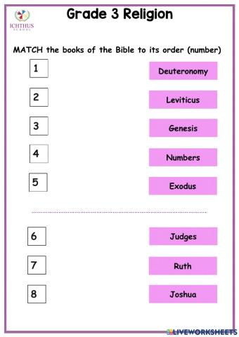 16 Books of the Old Testament