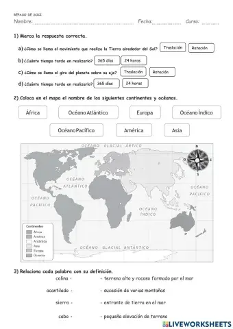 Repaso de ciencias sociales