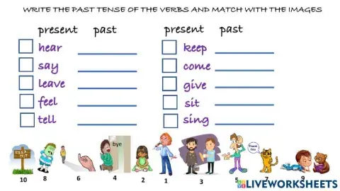 Verbs in past