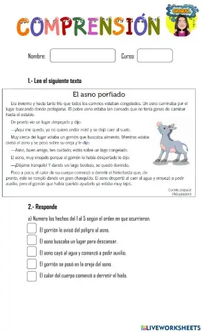 Comprension lectora 1