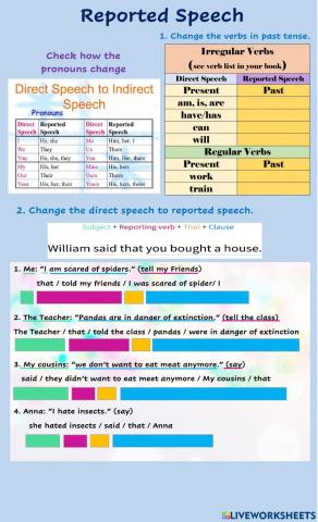 Topic 8 Reported Speech