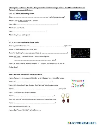 Pre intermediate questions