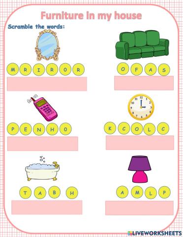 Furniture in my house