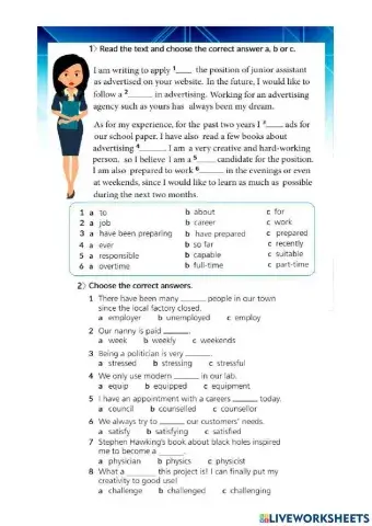 English in use B1+  Jobs