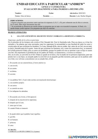 10mo prueba de ingreso