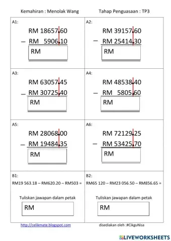 Menolak wang hingga rm100 000