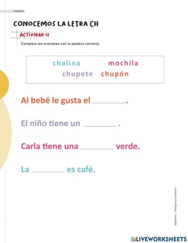 Actividad 12 letra S