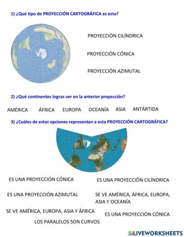 Proyecciones cartográficas