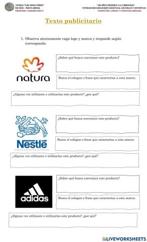 Textos publicitarios