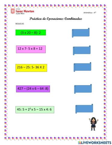 Operaciones Combinadas