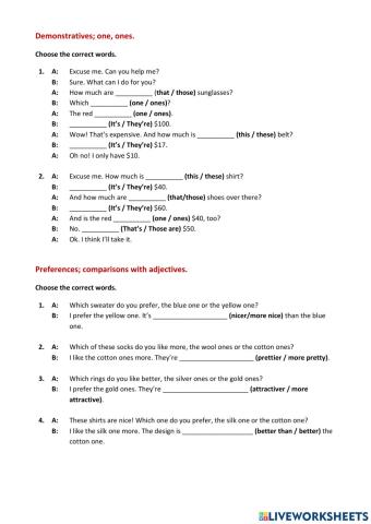 Demonstratives and comparative adjectives