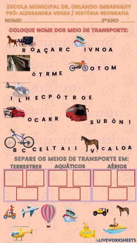 Meios de Transporte