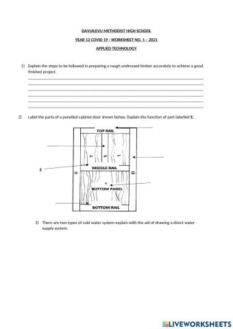 Worksheet 1