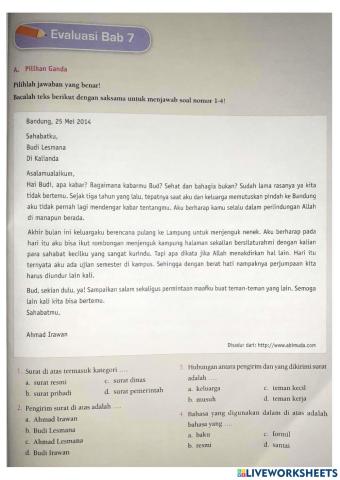 Tugas 1 Daring  kelas 7