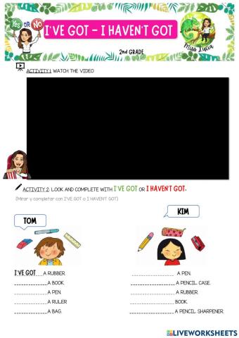 I've got - i haven't got