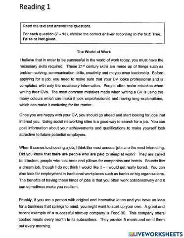 Term 3  final exam revision passage 1