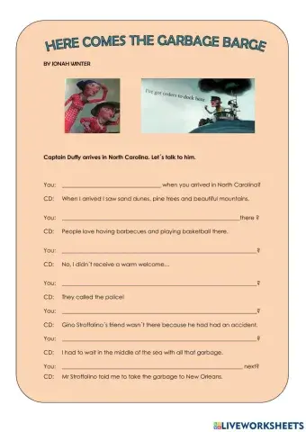 Here comes the garbage barge