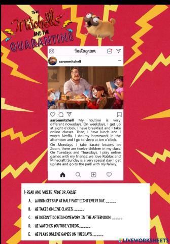 The Mitchells and the quarantine 1