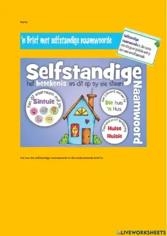 'n selfstandige brief